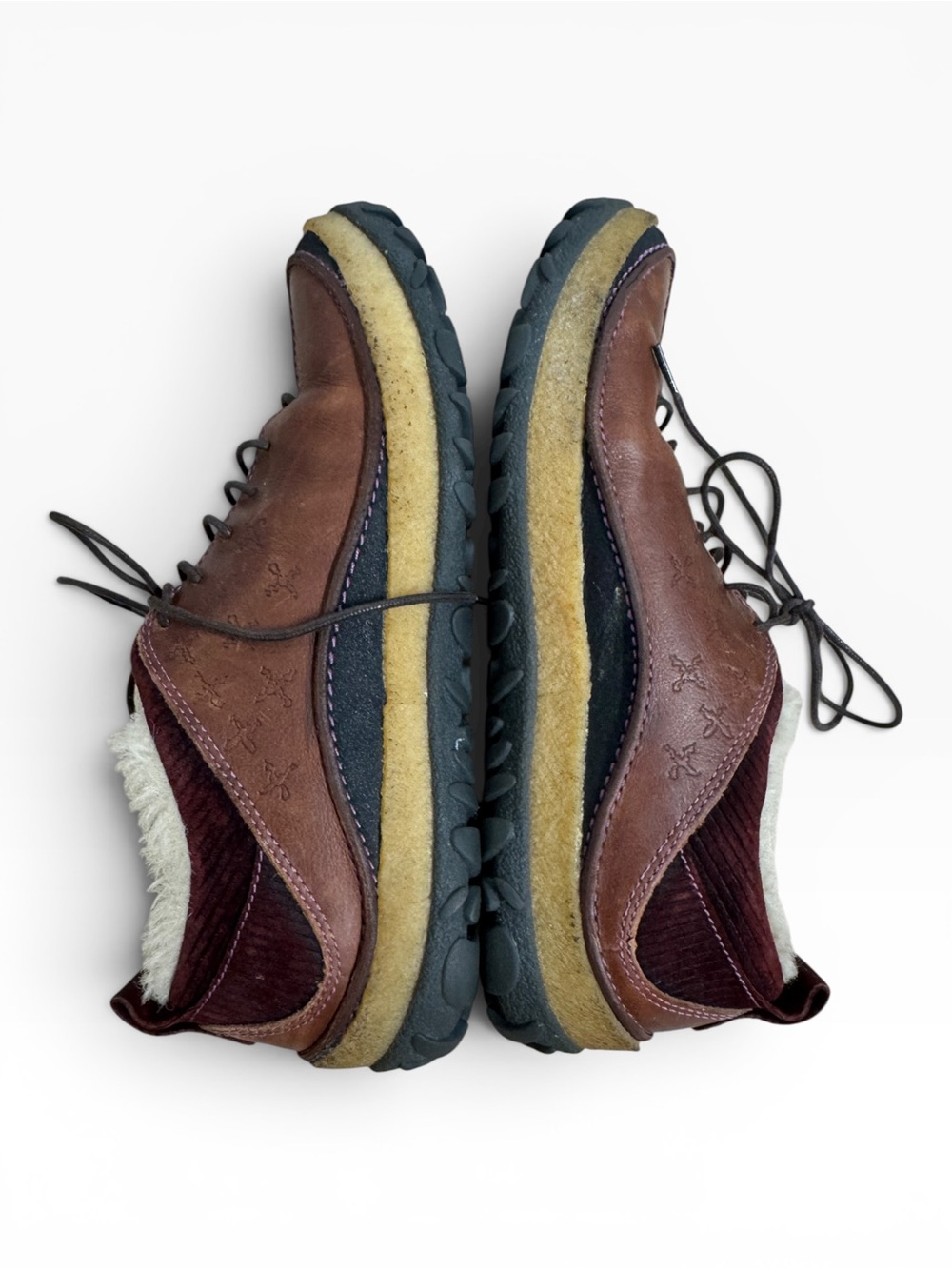 Merrell Orleans Leather Faux Fur Lined Shoes Womens 8.5 Brown Comfort Lace Up - Picture 6 of 8